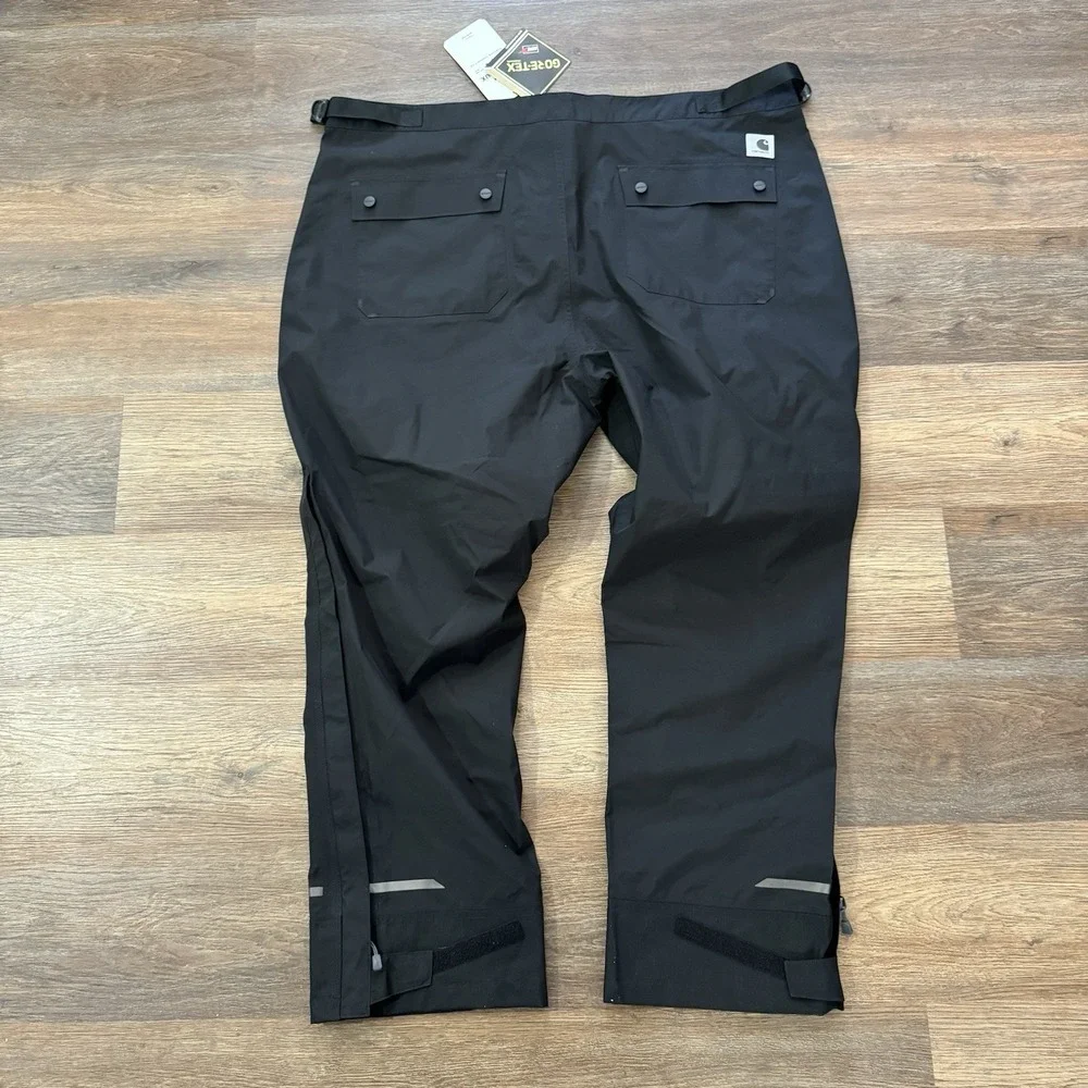 Carhartt Super Dux Relaxed Fit Lightweight‎ Gore Tex Pants Black Men's Sz XXL